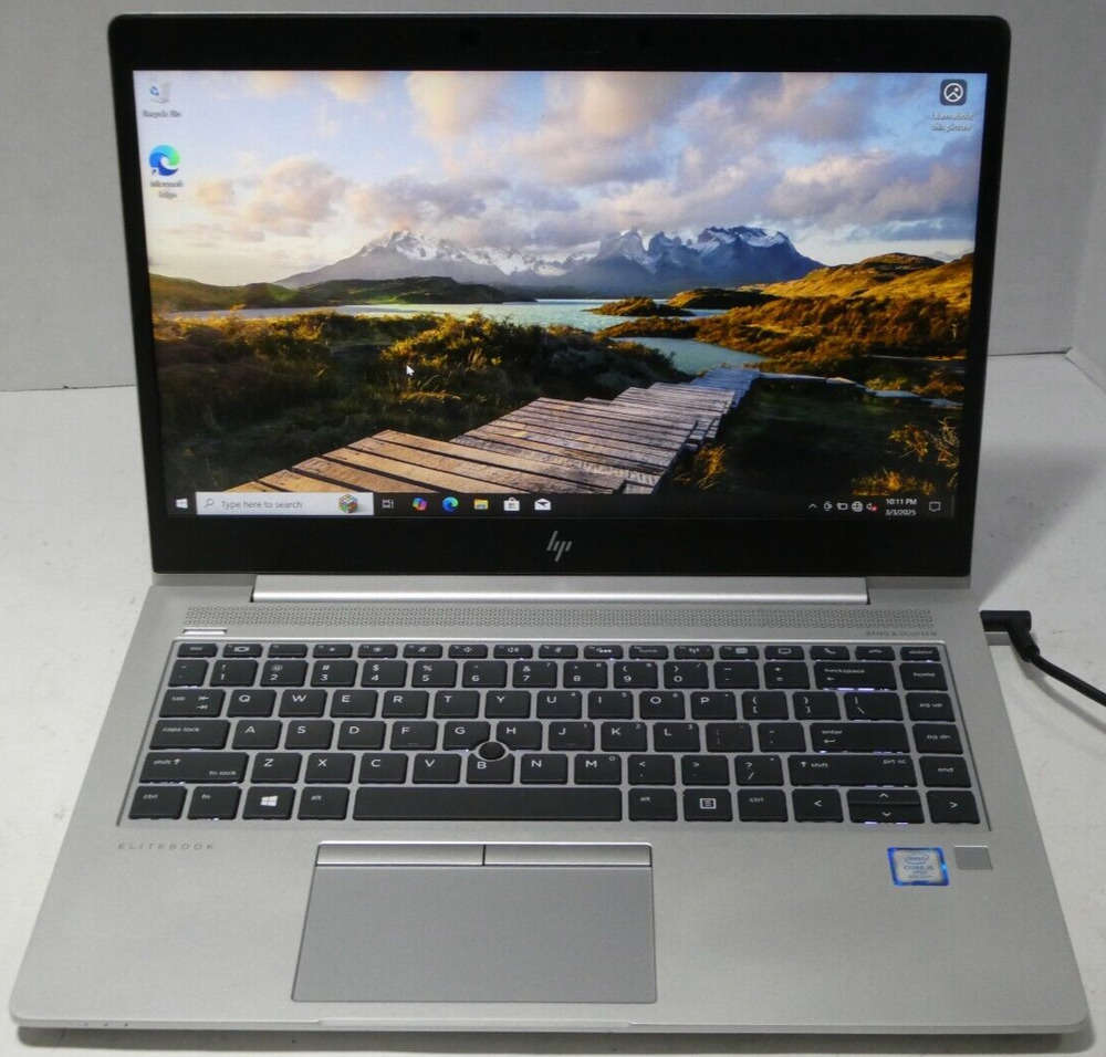Lot of 8 HP EliteBook 840 G6 14 Laptops with i5-8365U, 256GB SSD, Windows 10