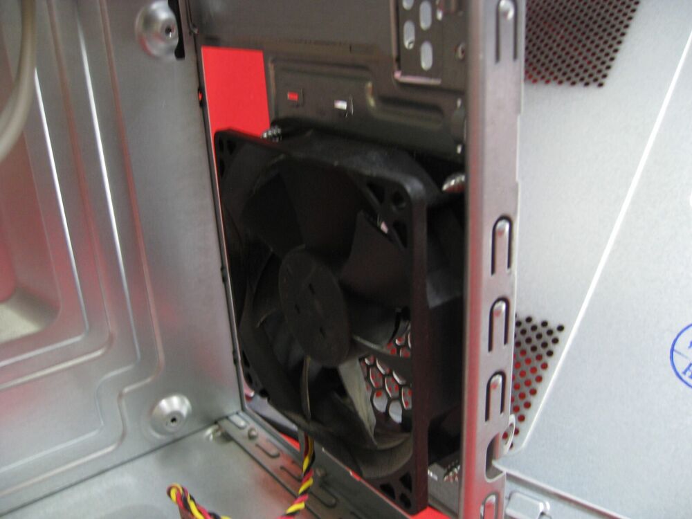 HP Pavilion P6000 PC Empty Case for DIY Computer Tower with Fan, Power Button, and Screws