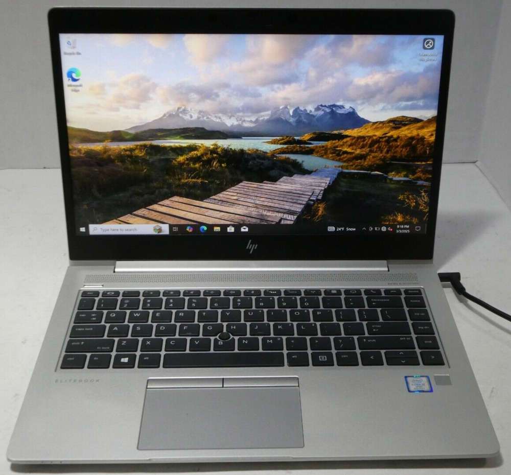 Lot of 8 HP EliteBook 840 G6 14 Laptops with i5-8365U, 256GB SSD, Windows 10