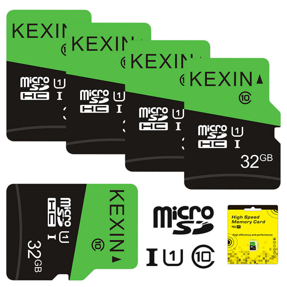 High-Speed Micro SD Memory Card Lot (1-100PCS) - 512MB to 64GB