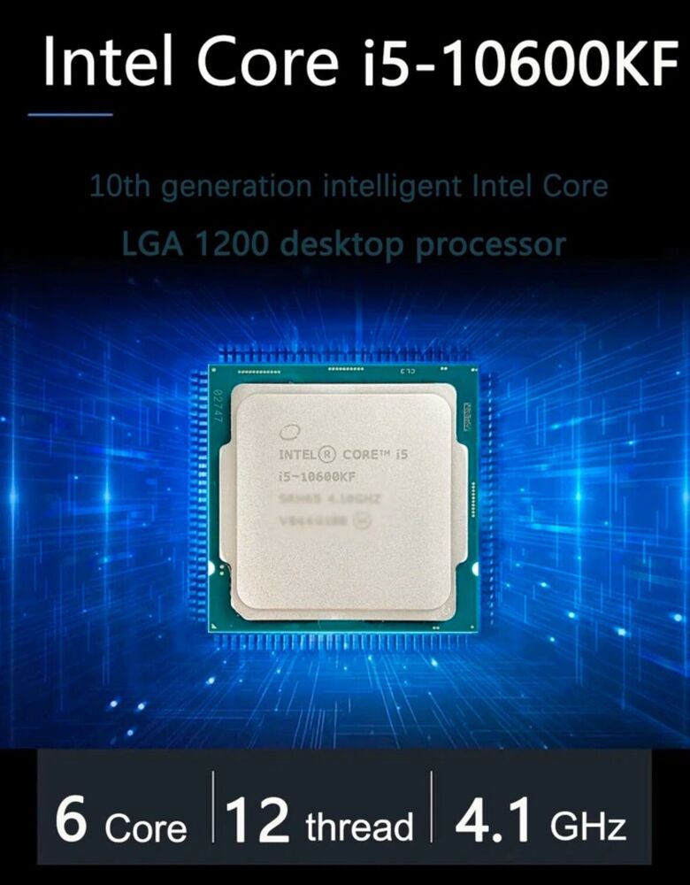 Intel Core i5-10600KF SRH6S 6-core Comet Lake 4.1GHz LGA-1200 CPU Processor