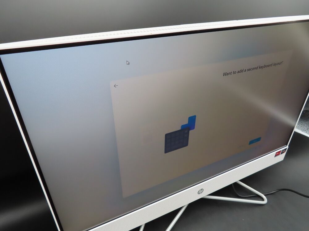 HP All-In-One 24 PC, White, AMD Ryzen 3, 512GB SSD (24-dd0117c)