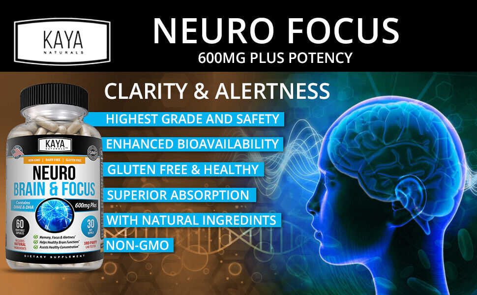 Brain Health & Memory Booster - Nootropic Supplement for Focus and Clarity