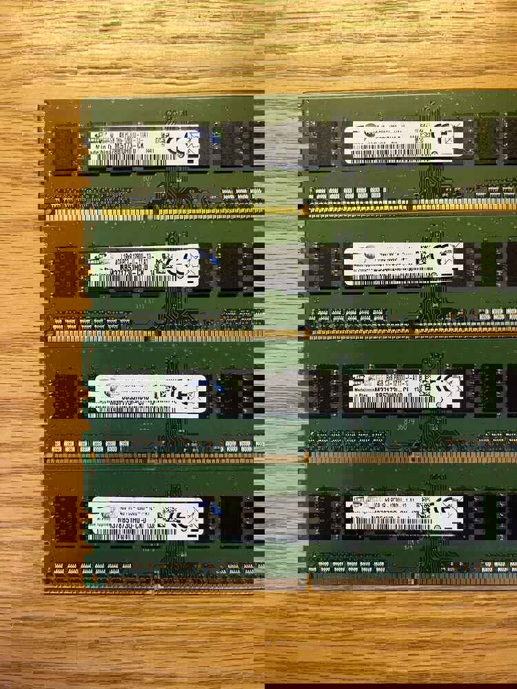 Lot of (4) 4GB Samsung PC3-12800U DDR3-1600 Desktop RAM Memory | 16GB Total