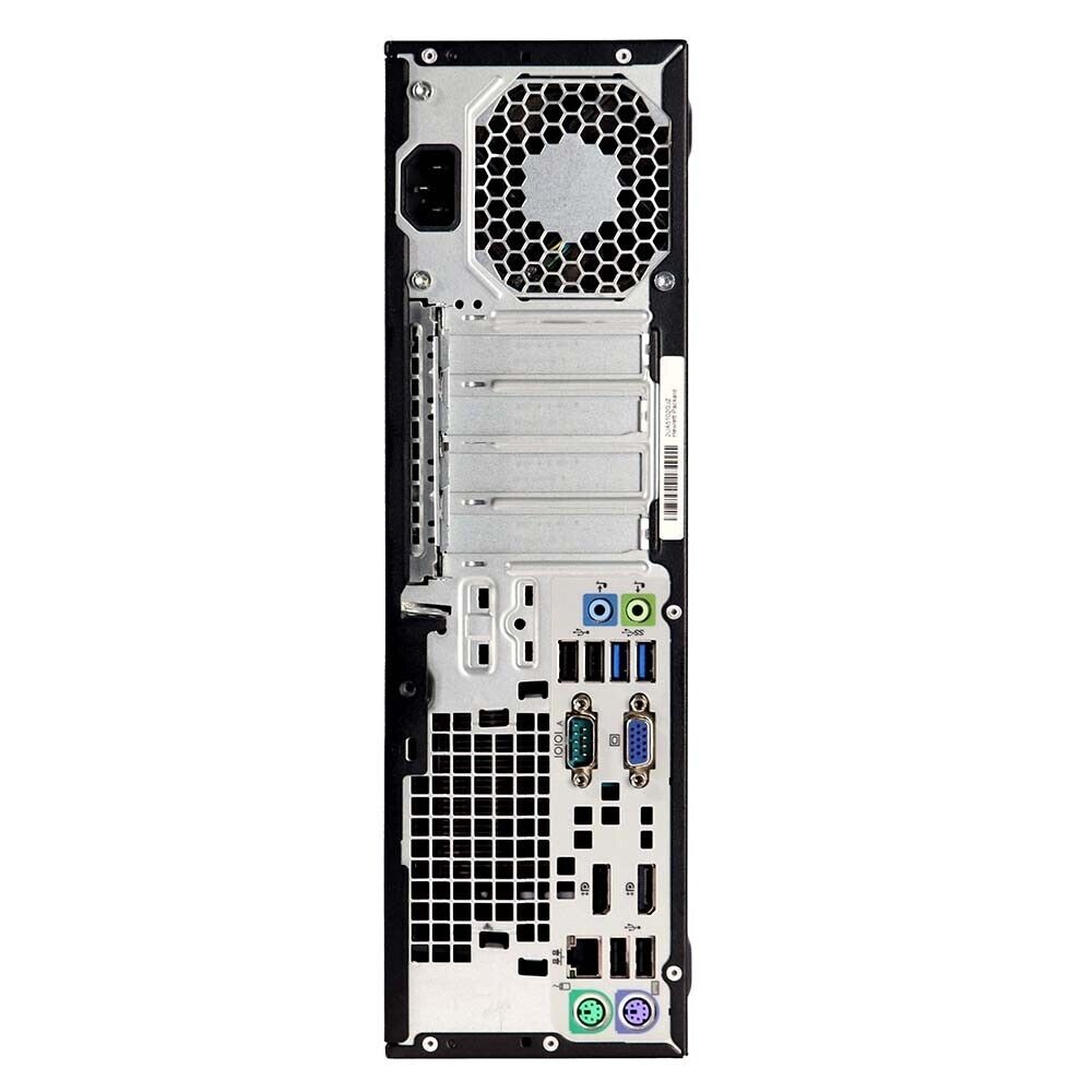 HP EliteDesk Desktop Computer - Core i5 4th Gen, 16GB RAM, 256GB SSD, WiFi, Windows 10