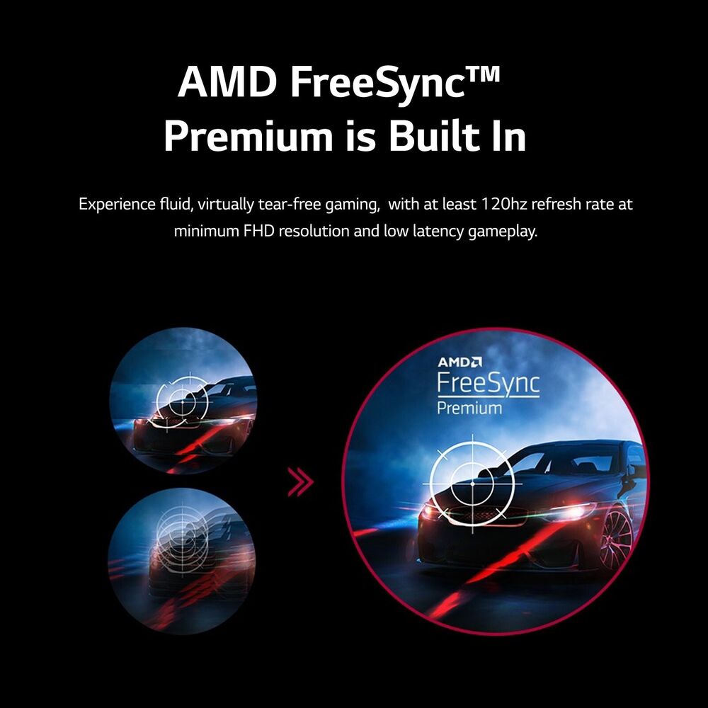 LG 27” UltraGear FHD 1ms 165Hz Gaming Monitor with AMD FreeSync (27GQ40W-B)