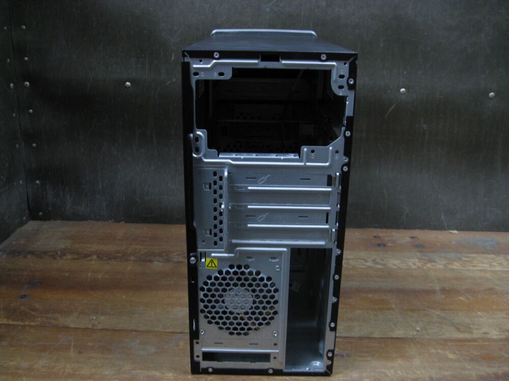 HP Pavilion P6000 PC Empty Case for DIY Computer Tower with Fan, Power Button, and Screws