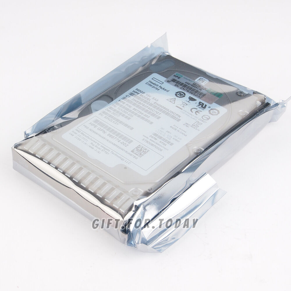 HPE 900GB SAS 12G 15K SFF SC DS HDD Hard Drive