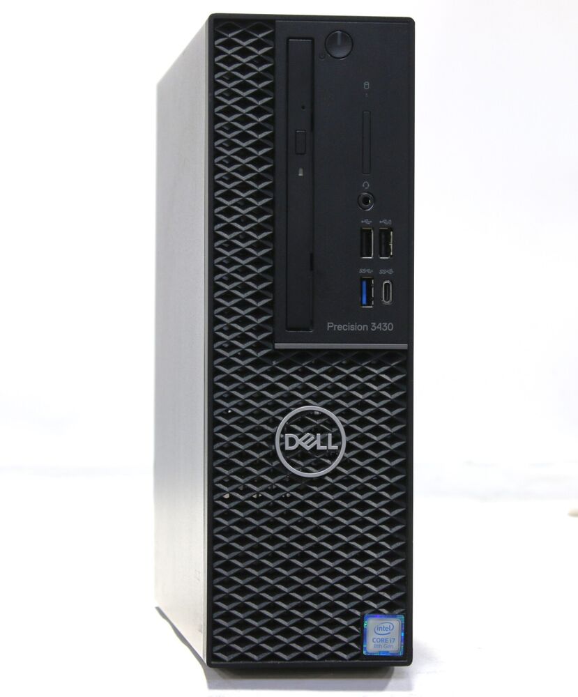 Dell Precision 3430 SFF Desktop with Intel i7-8700, 16GB RAM, 500GB SSD, USB-C, Windows 11 Pro