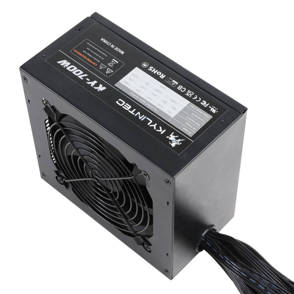 700W Non-Modular ATX Power Supply with PFC Protection and 6+2 Pin Connectors