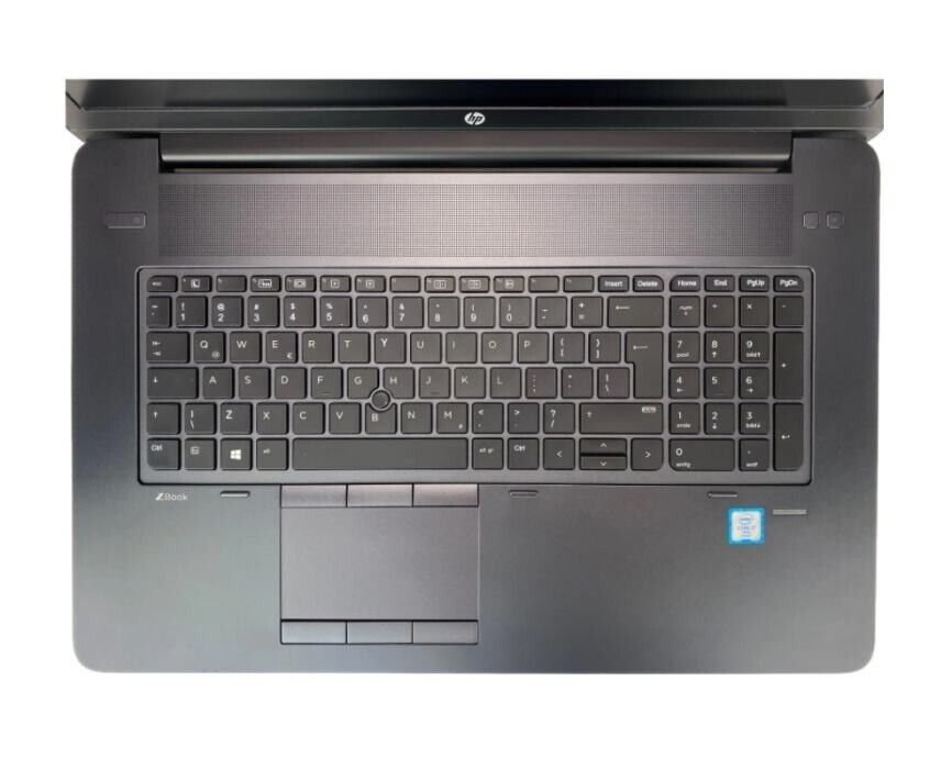 HP ZBook 17 G4 Laptop with Intel i7-7820HQ, 16GB RAM, and NVIDIA P3000