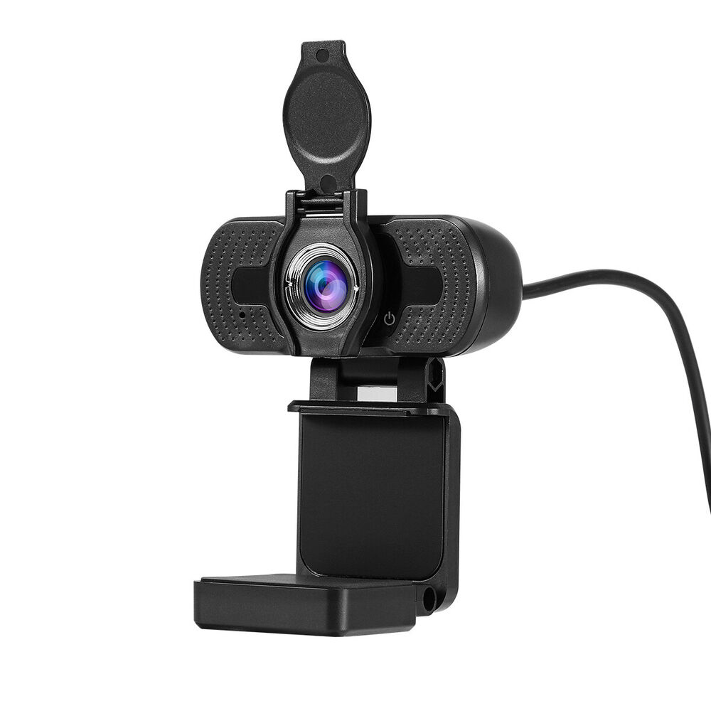 1080P HD USB Webcam with Microphone and Privacy Cover for Desktop