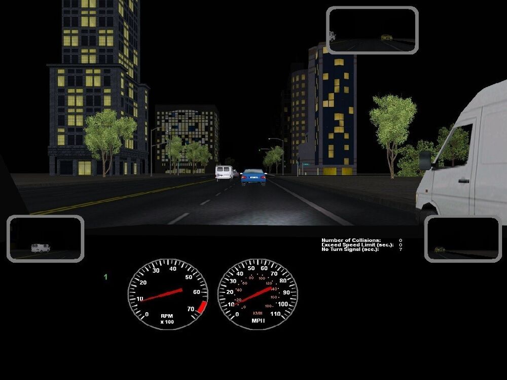 DrivingSimEX v 2.6 - Advanced Driving Simulator Software for Training