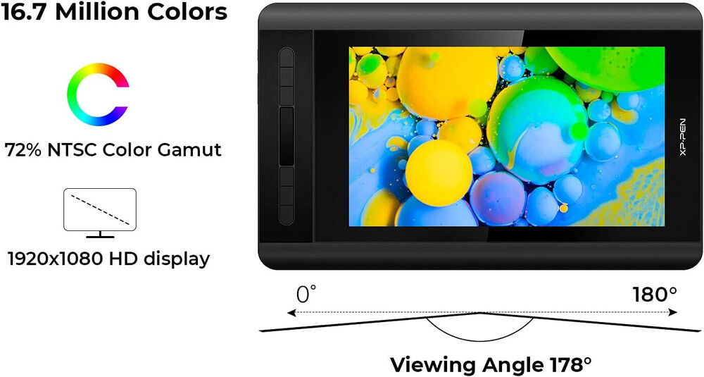 XP-Pen Artist 12 11.6 Inch Graphic Drawing Tablet with Battery-free Pen