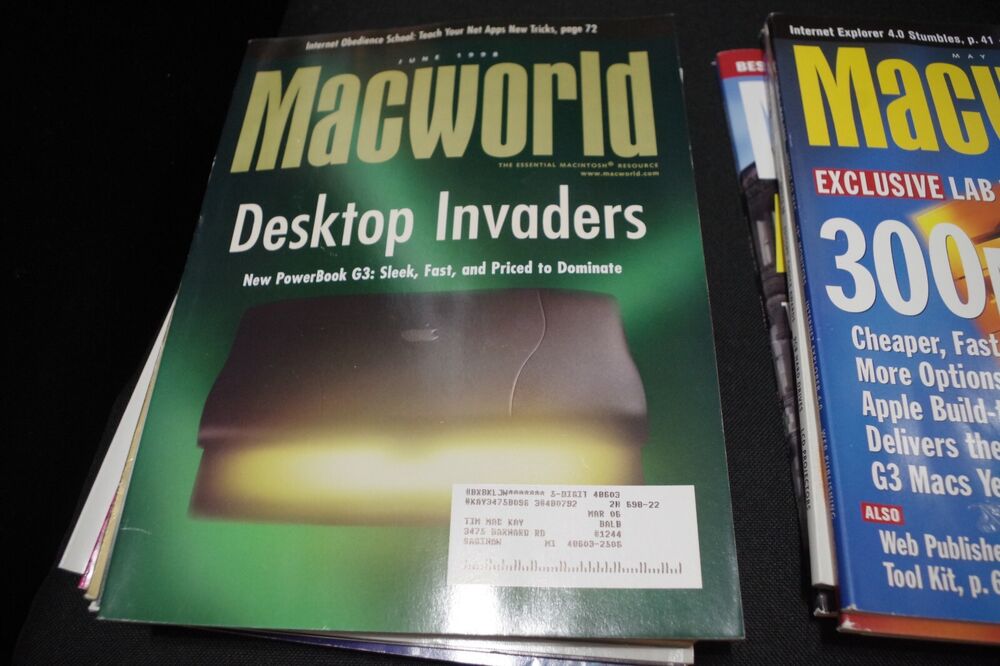 MacWorld Magazines 1998 Complete LOT of 12 Issues - Macintosh Computer Tech