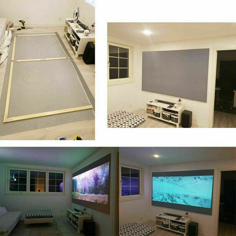 16:9 Aspect Ratio Portable Projector Screen for Home Cinema