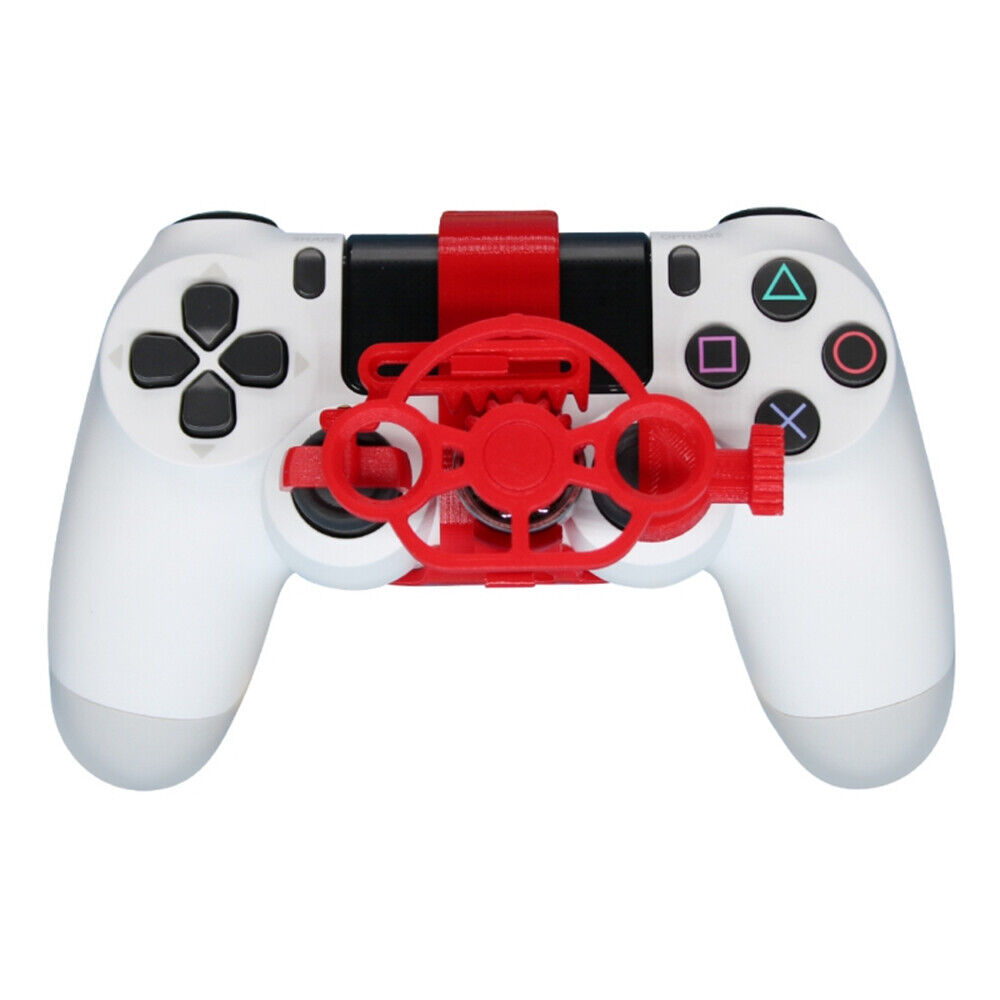 3D Printed Mini Steering Wheel Auxiliary Controller for PS4 Joystick Simulator