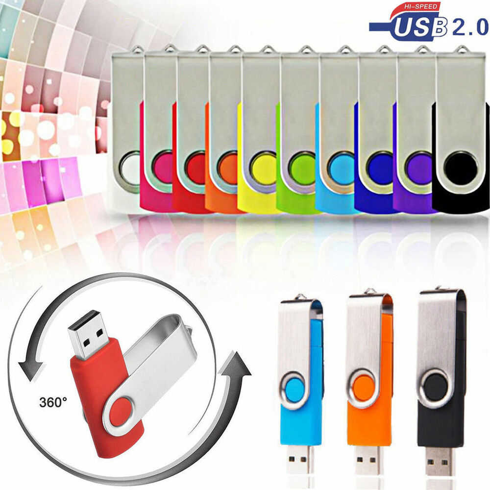 Bulk 10 Pack USB Flash Memory Sticks