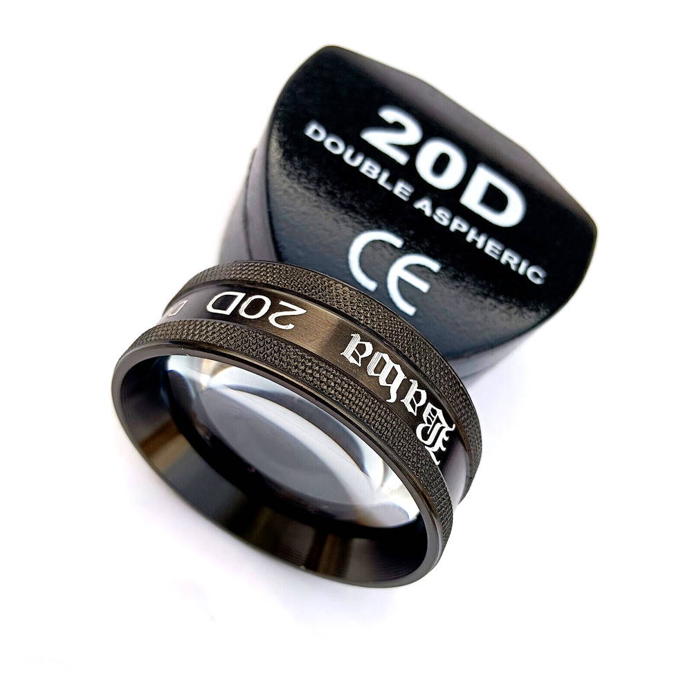 20D Double Aspheric Lens with Case for Ophthalmology and Optometry