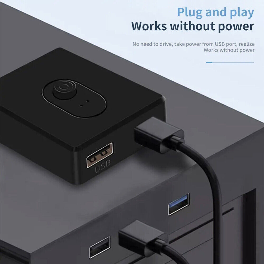USB 3.0/2.0 Bi-Directional Switcher for Dual USB Connectivity