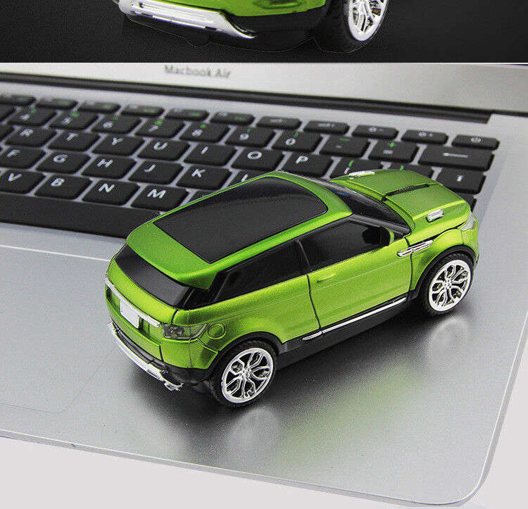 Optical Sports Car LED Headlights Wireless Mouse