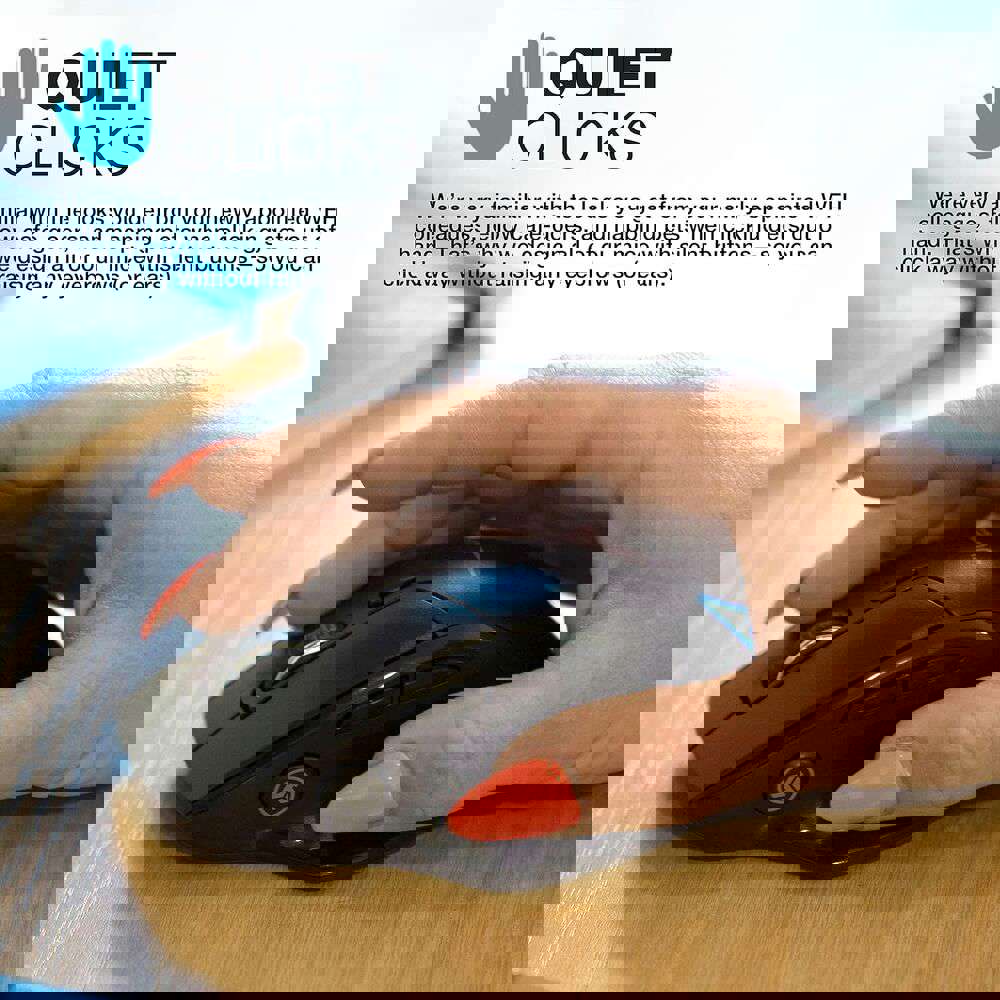 JLab JBuds Wireless Mouse - 2.4G/Bluetooth Connectivity
