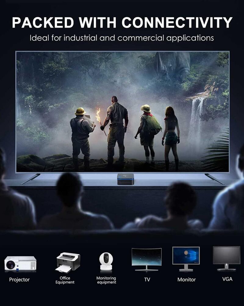 KAMRUI 4K Mini PC Intel N5105 16GB DDR4 512GB SSD Windows 11 PRO with 5G WIFI and BT4.2
