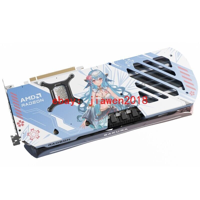 Yeston AMD Radeon RX 9070 Sakura 16GB Atlantis OC GDDR6 Graphics Card