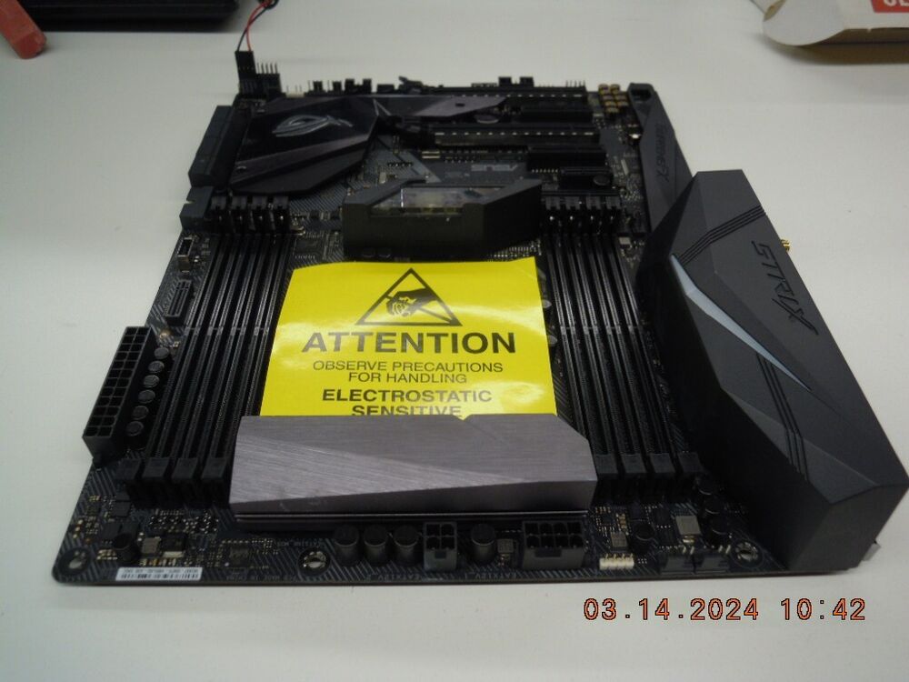Asus ROG STRIX X299-E GAMING Motherboard LGA2066 with I/O Shield and Latest BIOS for Windows 11