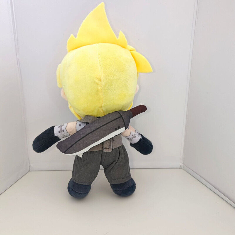 Cloud Strife Plush Toy from Final Fantasy VII - Soft Doll Gift