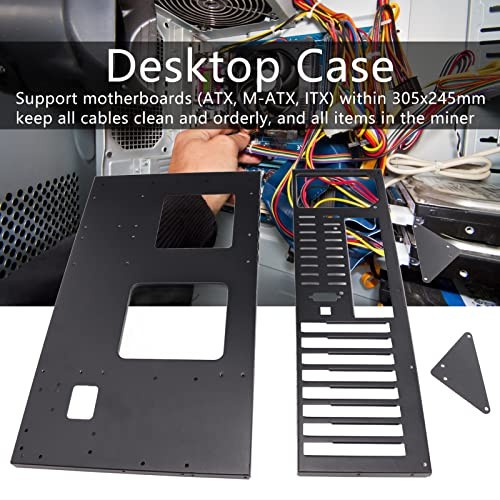 MK 01 DIY Gaming Computer Case, ATX Open Chassis Case Rack for ATX/M-ATX/ITX