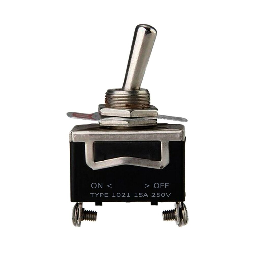 5X Heavy Duty Waterproof Toggle Switch 15A 250V SPST