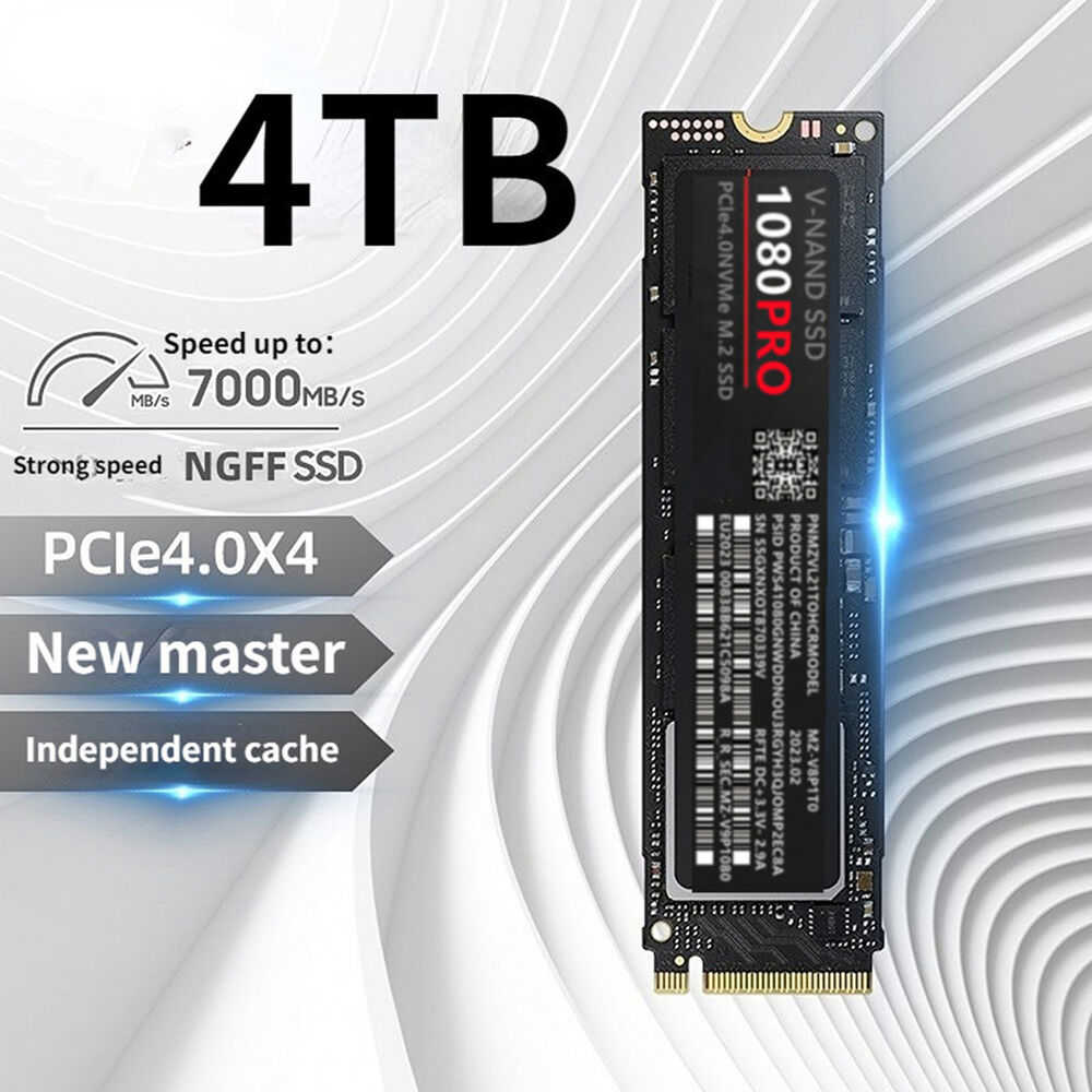High-Speed 1/2/4TB Internal Solid State Hard Drive