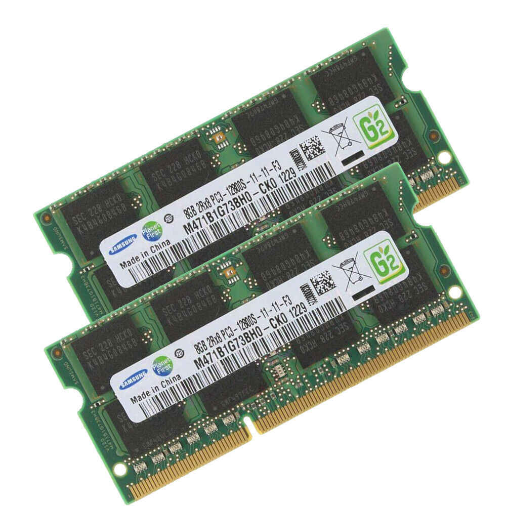 Samsung 32GB, 16GB, 8GB DDR3/DDR3L 1600MHz Laptop Memory