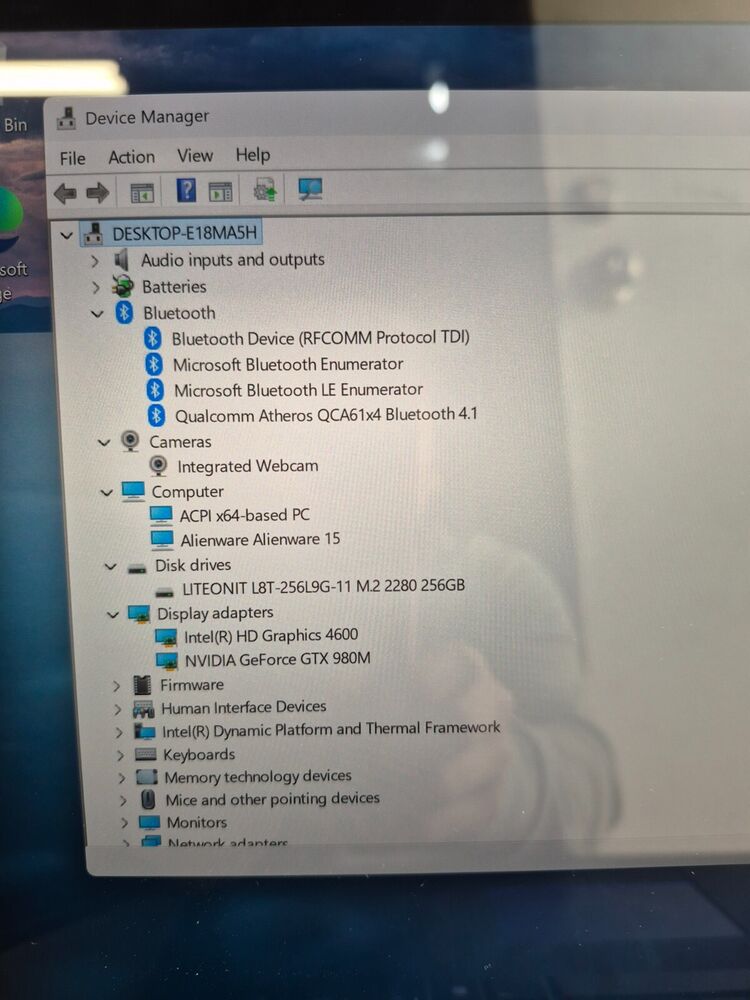 ALIENWARE 15 R1 Gaming Laptop with i7-4710HQ, 16GB RAM, 256GB SSD, NVIDIA GTX 980M