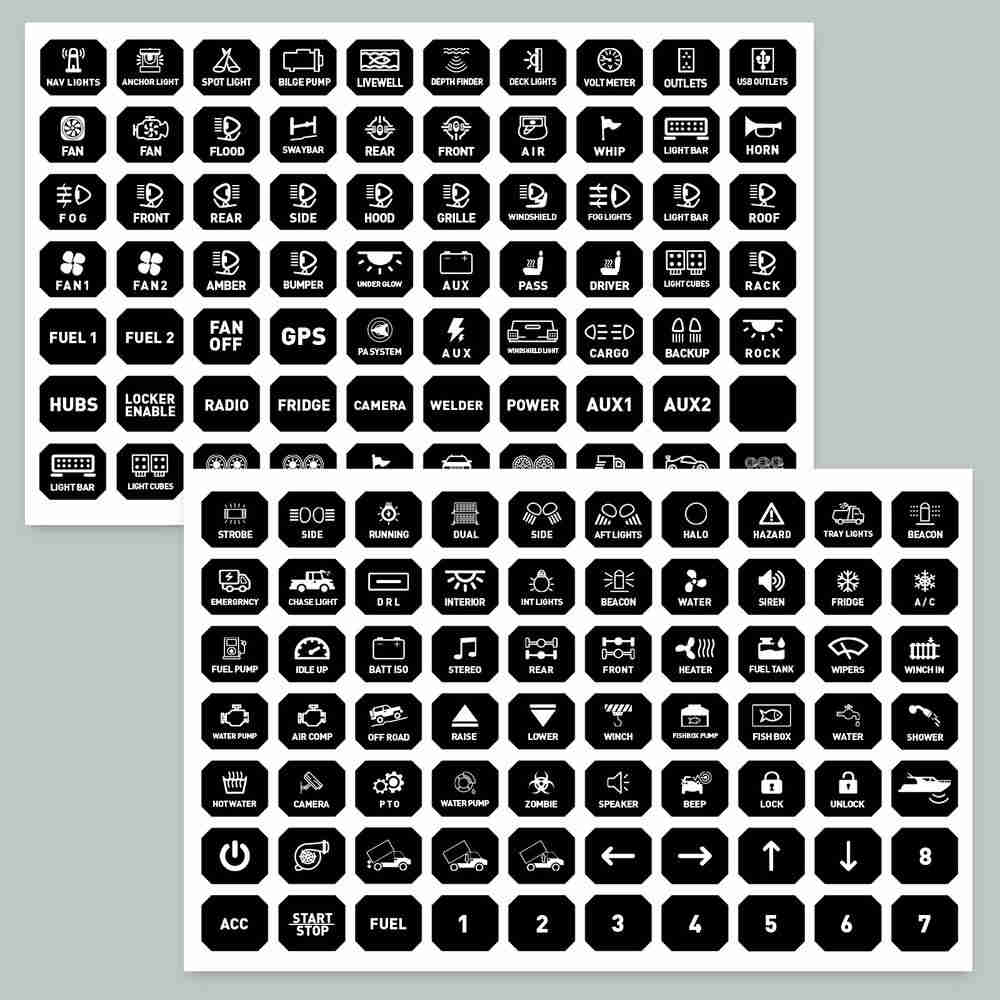 Universal 8 Gang Switch Panel with LED Indicators for Car Circuit Control