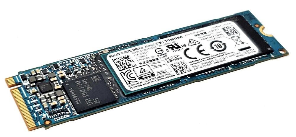 M.2 NVMe SSD 256GB Single Notch with Pre-installed Windows