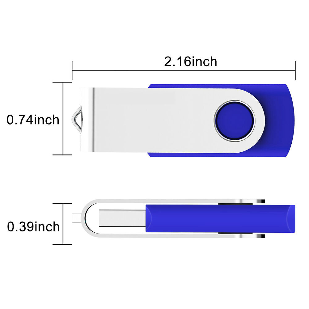 Mixed Color USB 2.0 Flash Drives - High Speed Storage Solutions