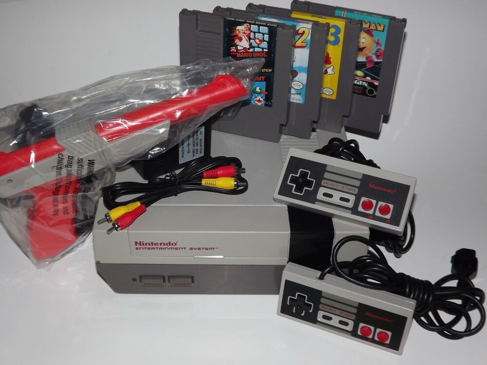 Nintendo NES System Console with Super Mario Game Bundle