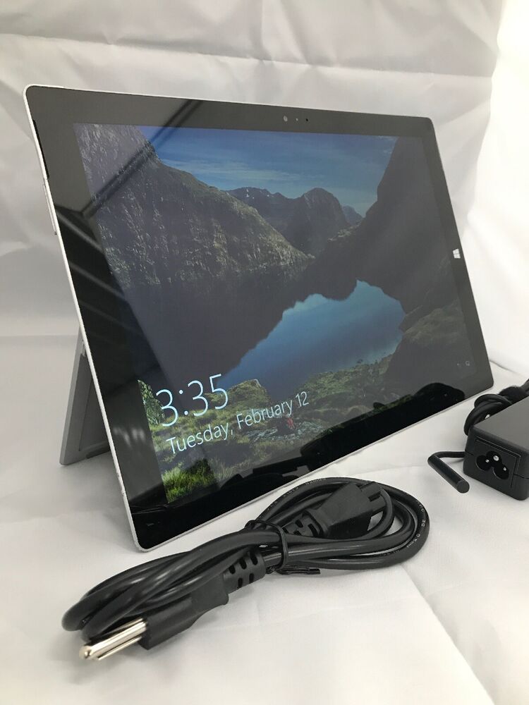 Microsoft Surface Pro 3 Wi-Fi, 12in - Silver with i3/i5/i7 Processor and 64/128/256 GB Storage