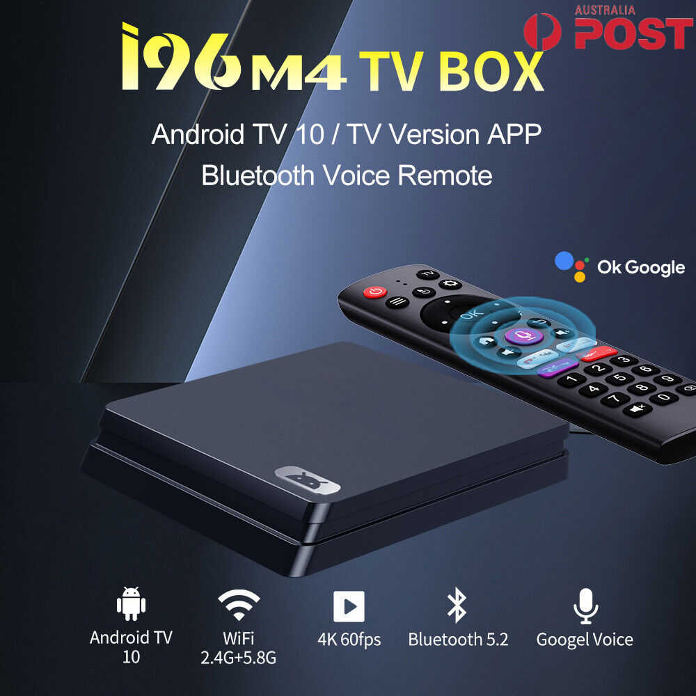 4K HDR Smart TV Box with Wireless Screen Projection and Wifi Network Player