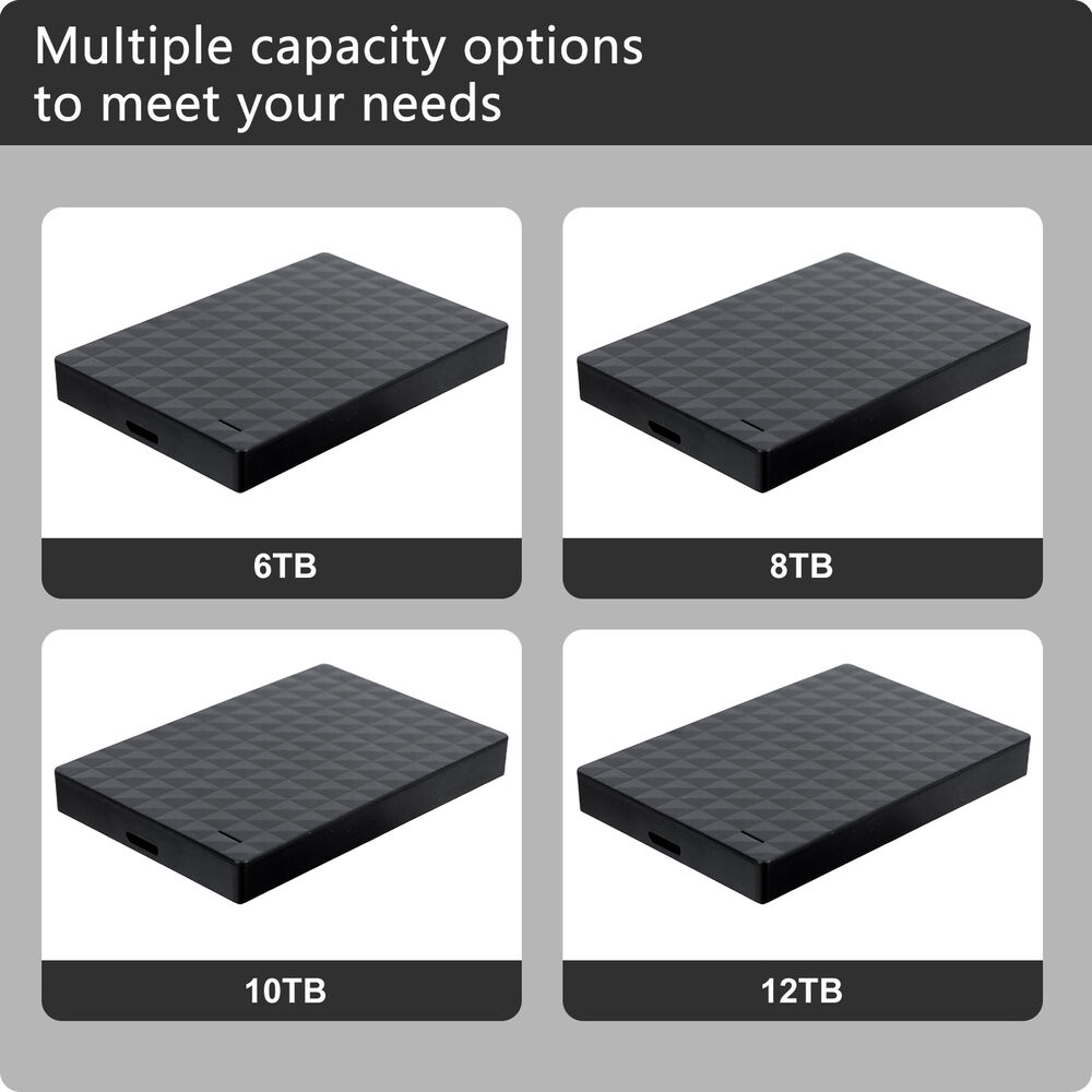 Portable USB 3.0 External Hard Drive with Large-capacity Storage