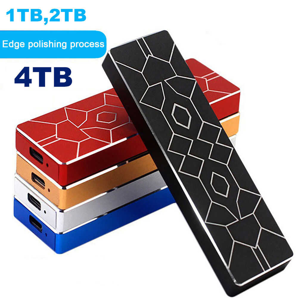 High-Speed 1/2/4TB External Hard Drive HDD USB 3.0