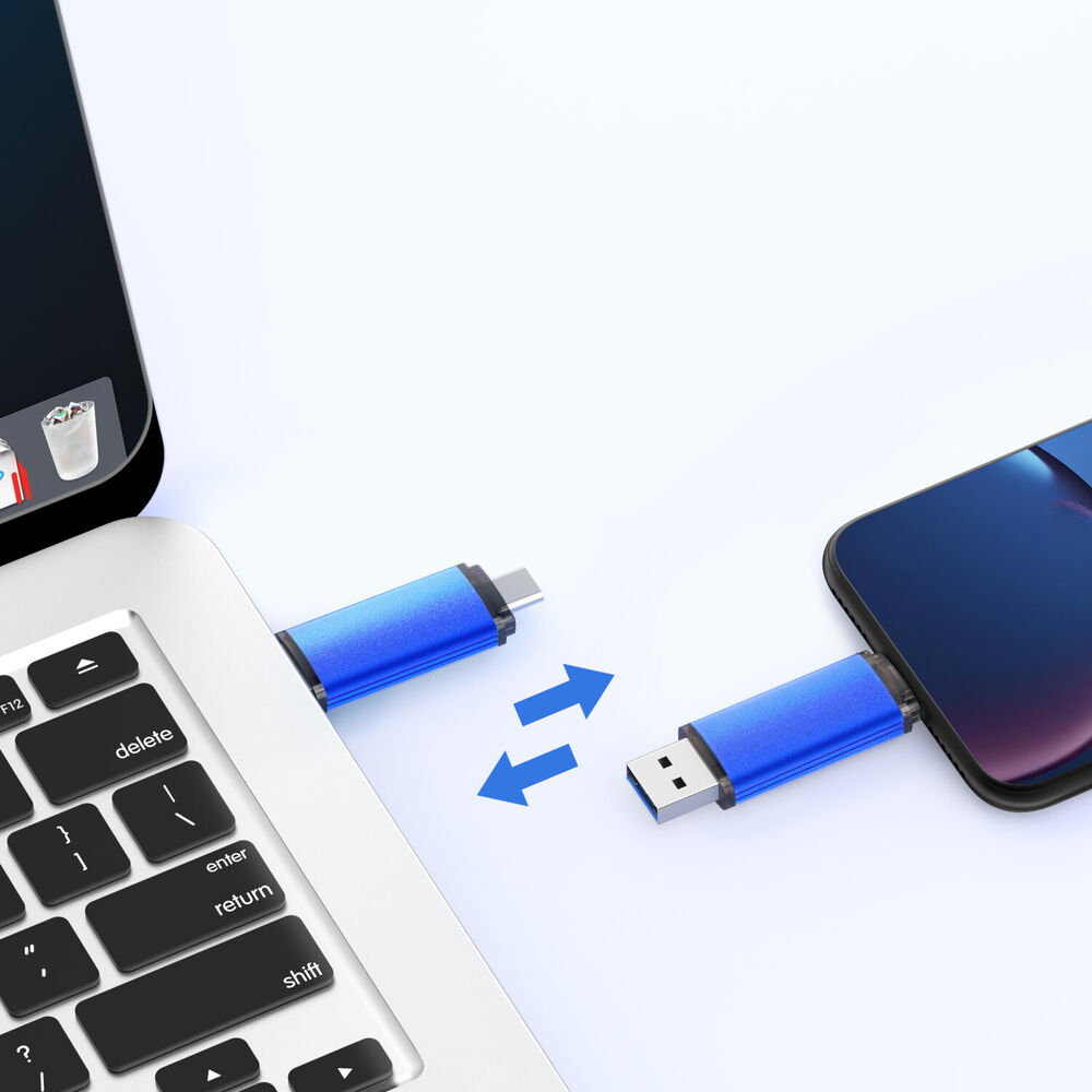32G 64G 128GB Type C USB 2.0 Flash Drive Pen Drive Dual Drive Storage