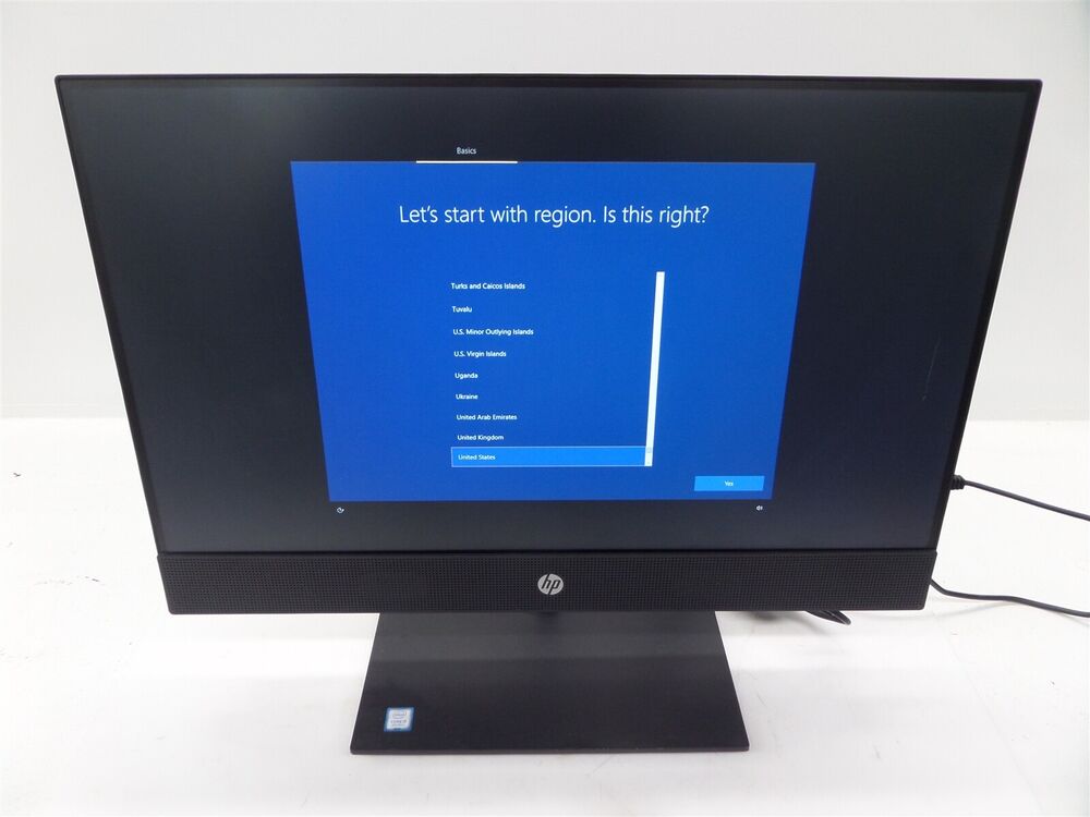 HP ProOne 600 G4 21.5 All-In-One PC with Intel i5-8500 3GHz, 256GB SSD, 8GB RAM, Windows 10