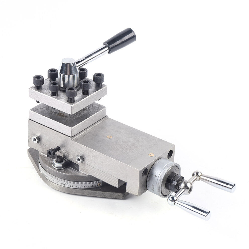 80mm Universal AT300 Lathe Tool Post Assembly for Metal Lathe Machines