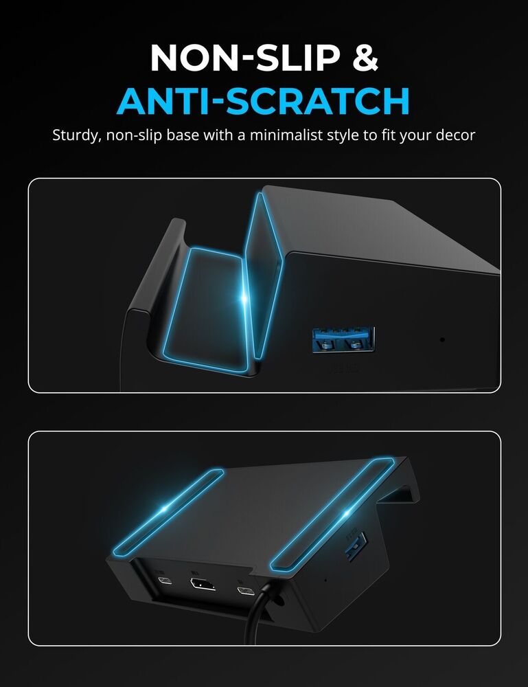 SABRENT 6-Port Dock for Steam Deck and USB-C Devices