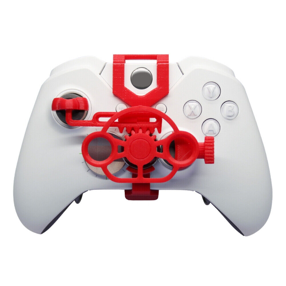 3D Printed Racing Game Steering Wheel Controller with Joystick