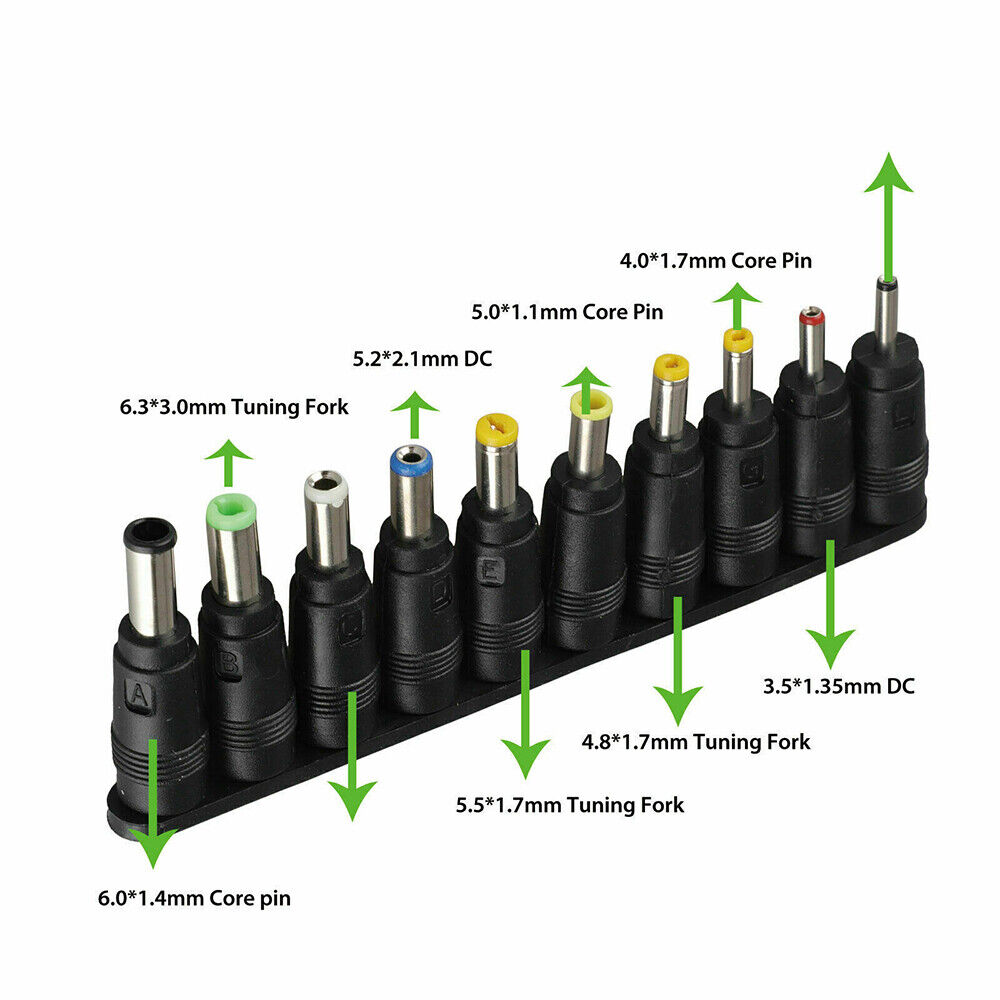 Universal 96W Laptop Power Supply Charger Adapter 12V-24V for Notebooks