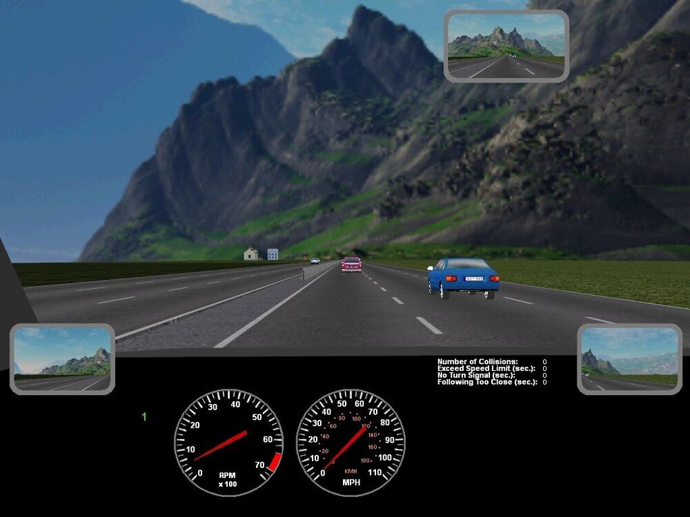 DrivingSimEX v 2.6 - Advanced Driving Simulator Software for Training